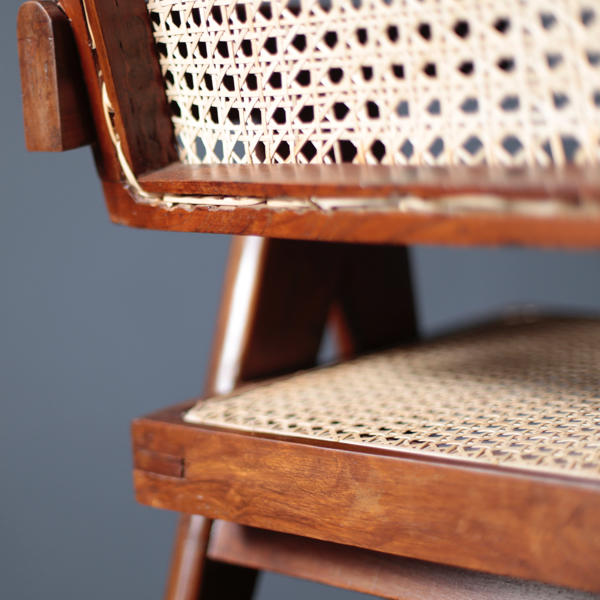 Office Chair by Pierre Jeanneret / floating back