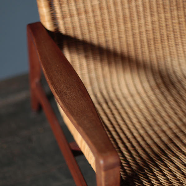 Vintage Lounge Chair manufactured by Yamakawa Rattan
