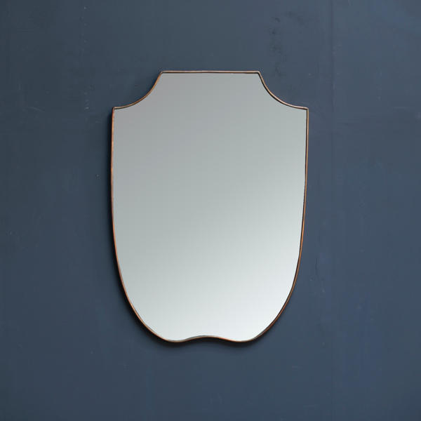 ヴィンテージミラー　真鍮　鏡　イタリア