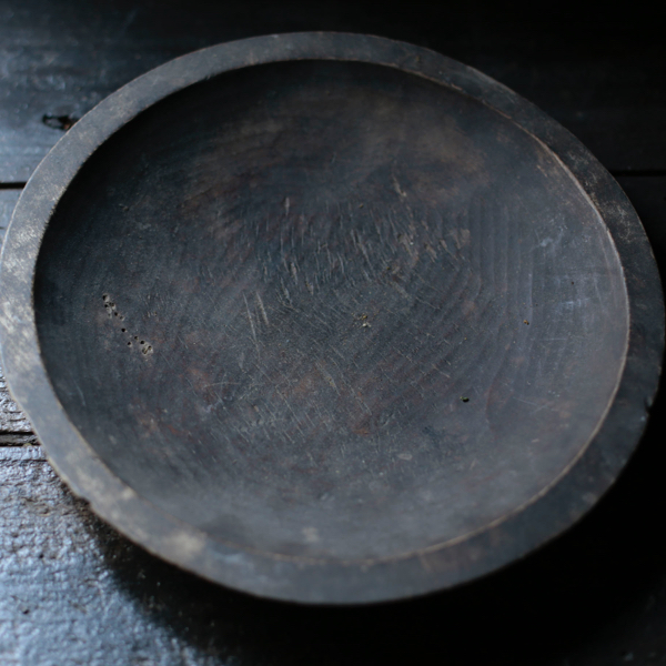 Antique Wood Plate OB1